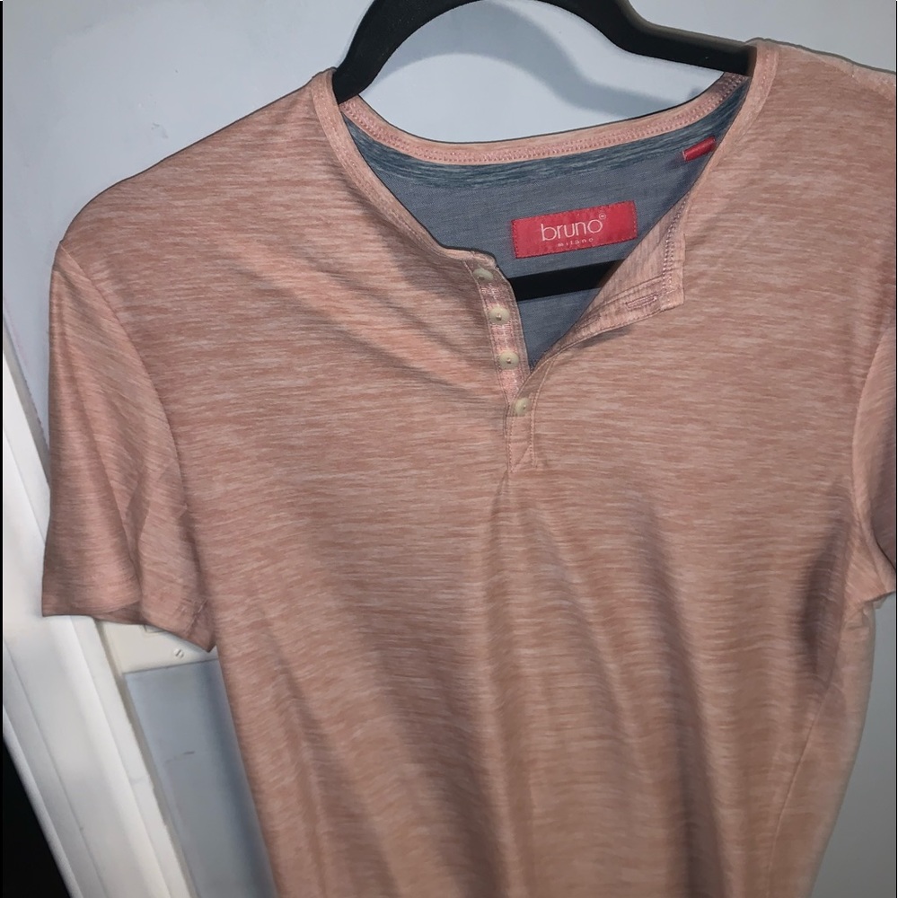 Pink Henley Tee